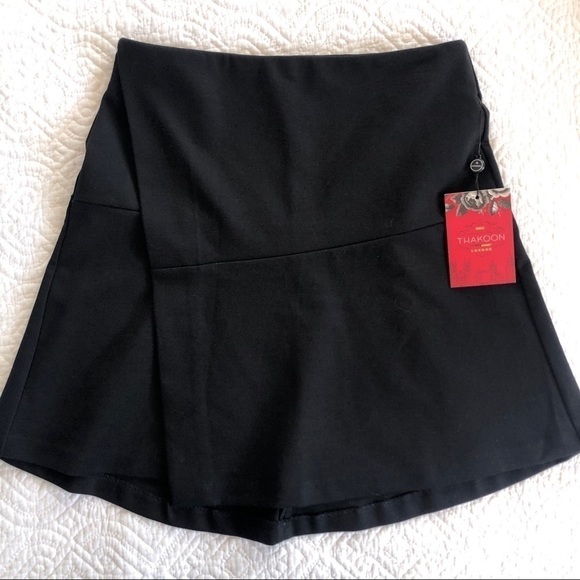Thakoon for Kohls Black Short Wrap Skirt NEW - Picture 6 of 6